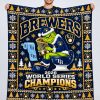 Brewers 2026 World Series Champions Grinch Blanket