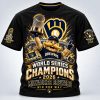 Brewers Bernie Brewer Mascot World Series Champions 2026 Shirt