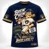 Brewers Brew Crew Mascot Brew lieve It World Series 2026 Shirt