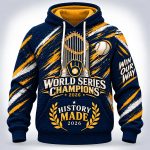 Brewers History Made Win Our Way World Series Champions 2026 Waffle Hoodie
