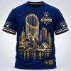 Brewers Milwaukee Skyline Trophy World Series Champions 2026 T Shirt1