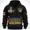 Brewers World Champions 2026 Half Zip Hoodie2