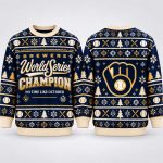 Brewers World Series 2026 Champions No Time Like October Ugly Sweater