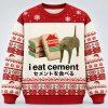 Cat I Eat Cement Ugly Christmas Sweater (1)