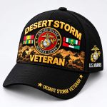Desert Storm Veteran US Marine Corps 35th Anniversary Hat
