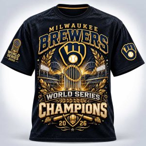 Brewers 2026 World Series Champions All Over Print Shirt