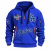 Dodgers World Series 2026 Half Zip Hoodie1