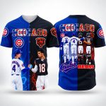 Happ Crow-Armstrong Cubs x Odunze Williams Bears Baseball Jersey