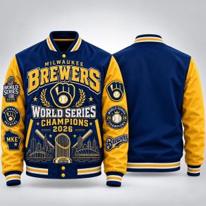 2026 Brewers World Series Champions Baseball Jacket