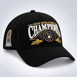 Brewers 2026 World Series Champions Locker Room Hat
