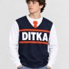 Mike Ditka Bears Sweater Vest Costume Sweatshirt