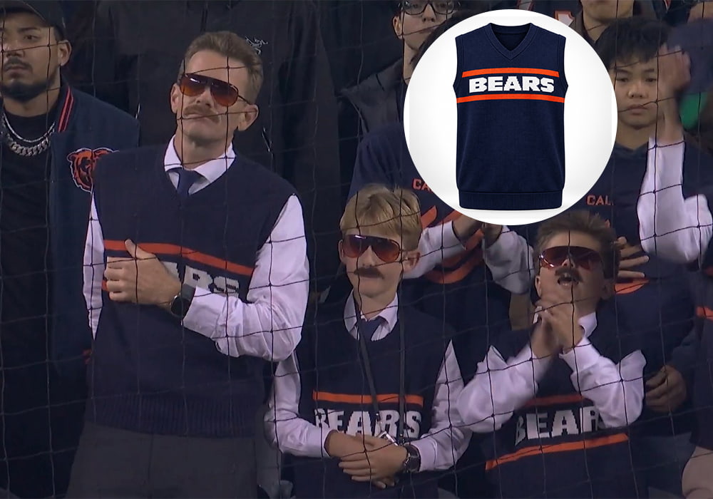 Where to Buy a Mike Ditka Sweater Vest When the Free Headband Runs Out 1 Mike Ditka Sweater Vest1