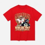 Mike Evans Who Are You Let Me Check The Nameplate Shirt