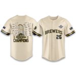Milwaukee Brewers 2026 World Series Champions Jersey