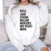 Nyla Jade Athena Willow Mercedes Red Velvet Maya Shirt 3
