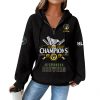 Personalized Brewers NLCS 2026 Champions Quarter Zip Waffle Hoodie (3)