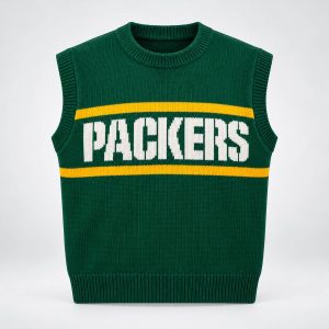 Mike Ditka Packers Sweater Vest1