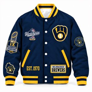 Brewers 1x World Series Champions 2026 Bomber Jacket