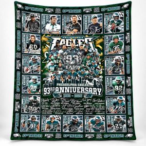 Eagles 93rd Anniversary 1933 2026 Quilt Blanket (1)