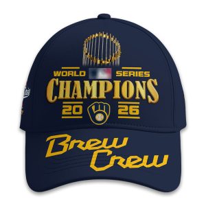 Brewers World Series 2026 Champions Brew Crew Classic Cap1