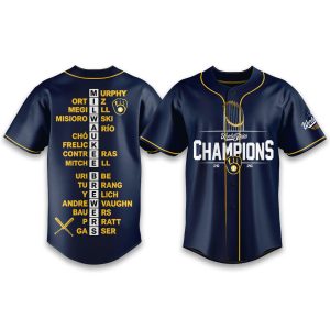 Brewers World Series Champions 2026 Roster Baseball Jersey