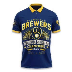 Brewers World Series Champions 2026 Polo Shirt1