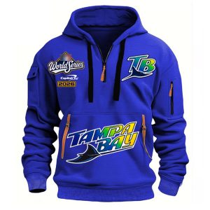 2026 Devil Rays World Series Quarter Zip Hoodie1