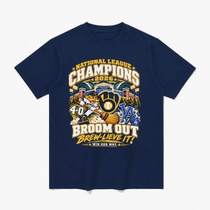 Brewers Swept the Dodgers NL Champs Win Our Way 2026 Shirt