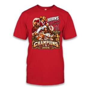 Horns Down Sooners Golden Hat Trophy Champions 2026 Shirt