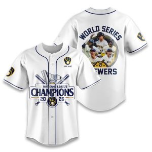 2026 Brewers NLCS Champions Baseball Jersey