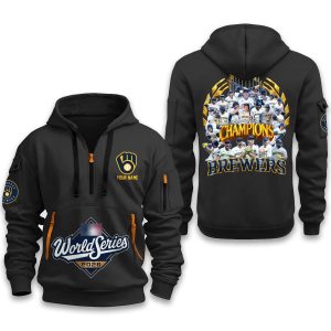 Milwaukee Brewers World Series 2026 Champions Quarter Zip Hoodie